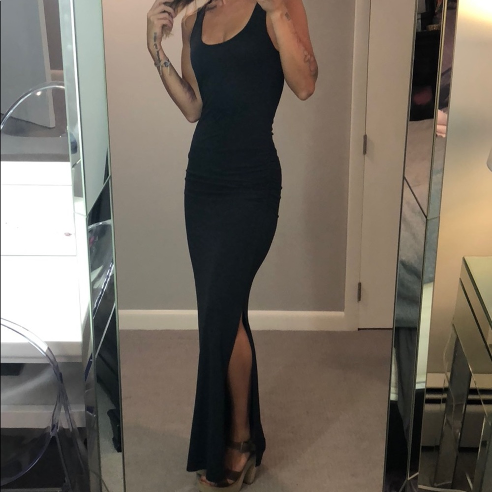 Victoria’s Secret Maxi Tank Dress Ruched Side Slit